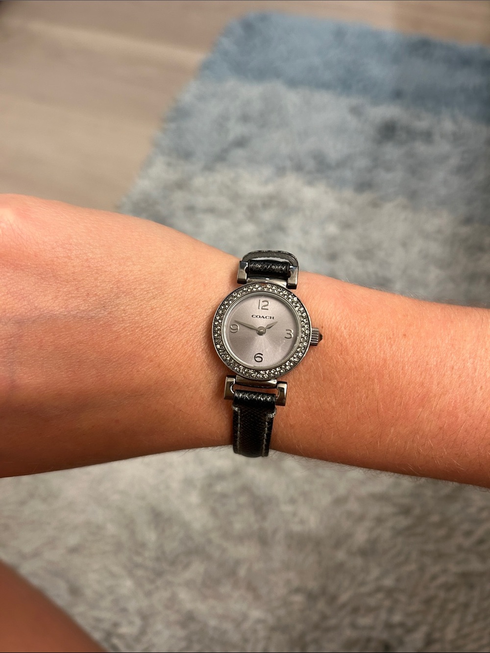 Vintage Coach Watch Genuine Leather Strap